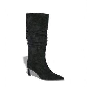 Time and Tru Black Heeled Boots
